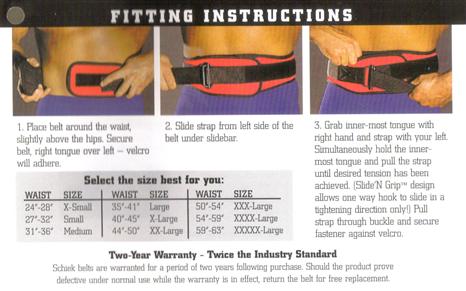 Schiek Belts