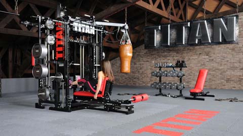 Building our new basement gym with mostly Titan products. Any